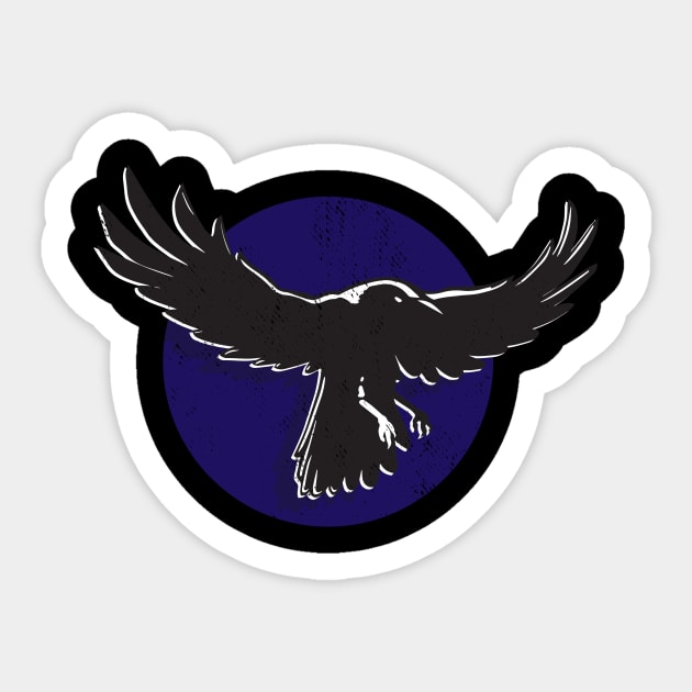 Raven Sticker by stayfrostybro